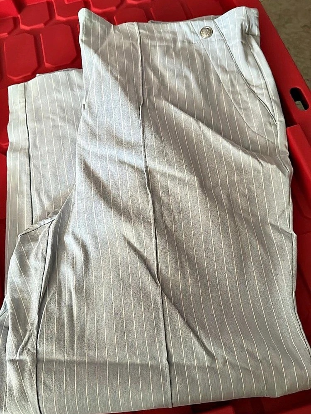 Gray Striped Trousers Like New